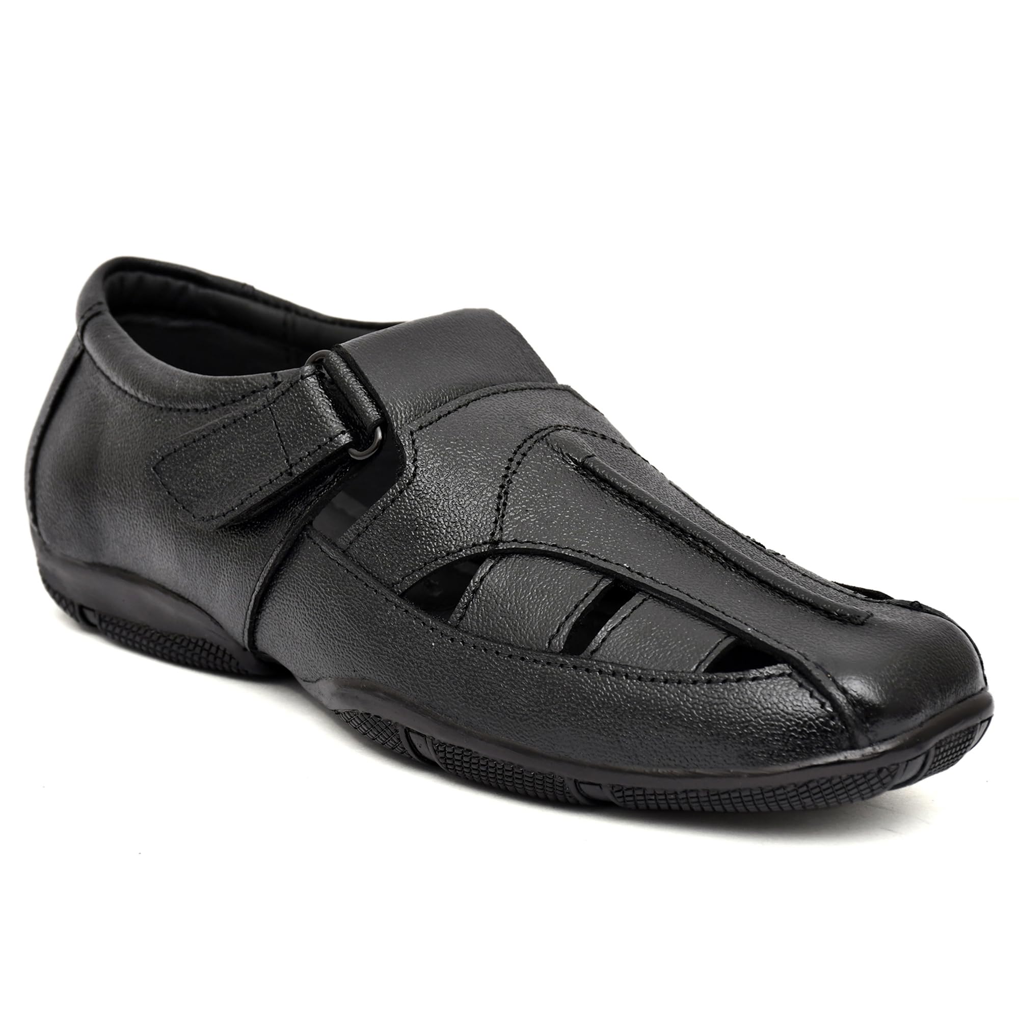 MARKRANGE Mens Black Leather Comfortable Sandals for Men 13 (UK/India) (B0DBVB2RTY) Amazon Price History, Amazon Price Tracker