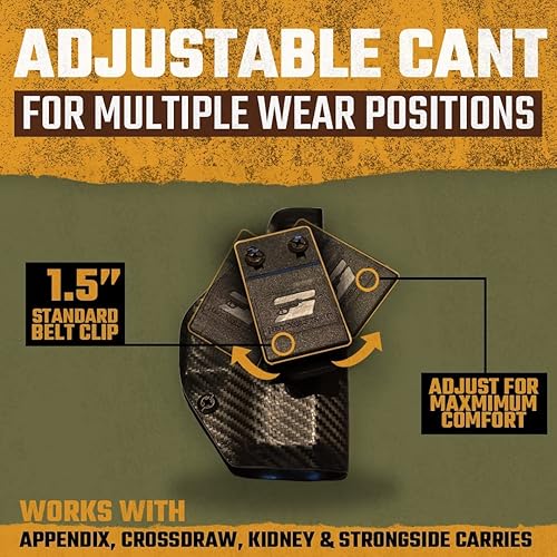 Miniatura 5 de Smith & Wesson 642 - Funda de marco de 2 pulgadas, color negro de fibra de carbono