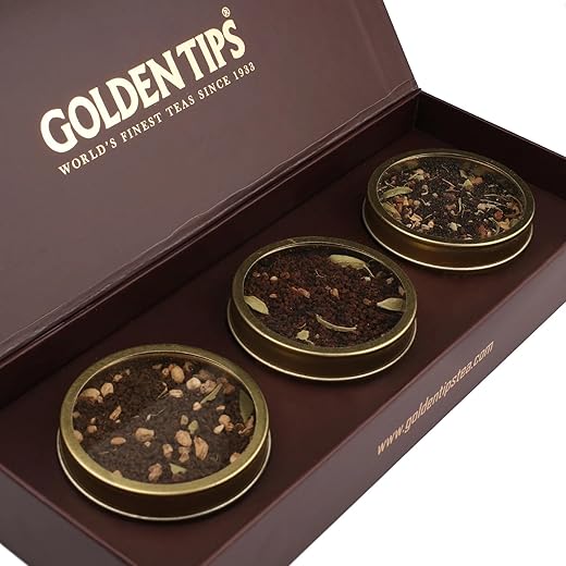 Golden Tips Luxury Tea Gift Pack, Chai Sampler