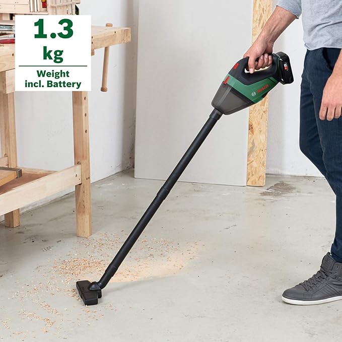 Bosch Akülü Elektrikli Süpürge (0.5 L Hazne, 15.3 x 5.8 x 8.3 cm, 18 Volt, Akü dahil değildir)