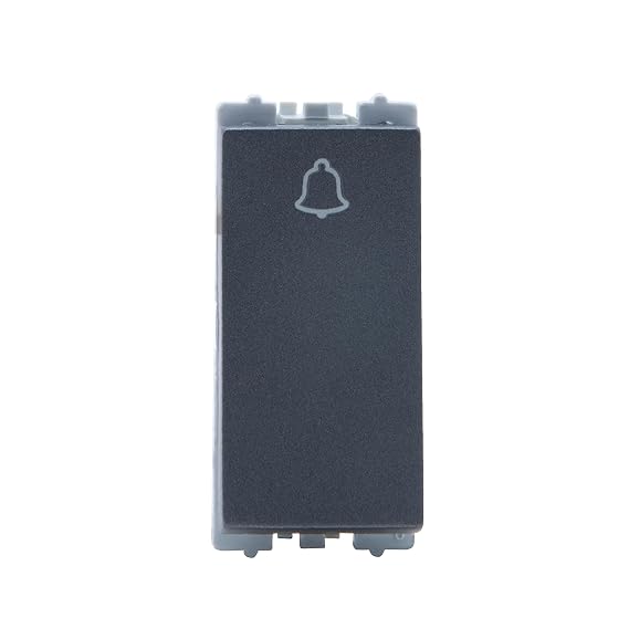 Wipro Northwest Nowa 6A Bell Push, Silver Grey (pack of 10)