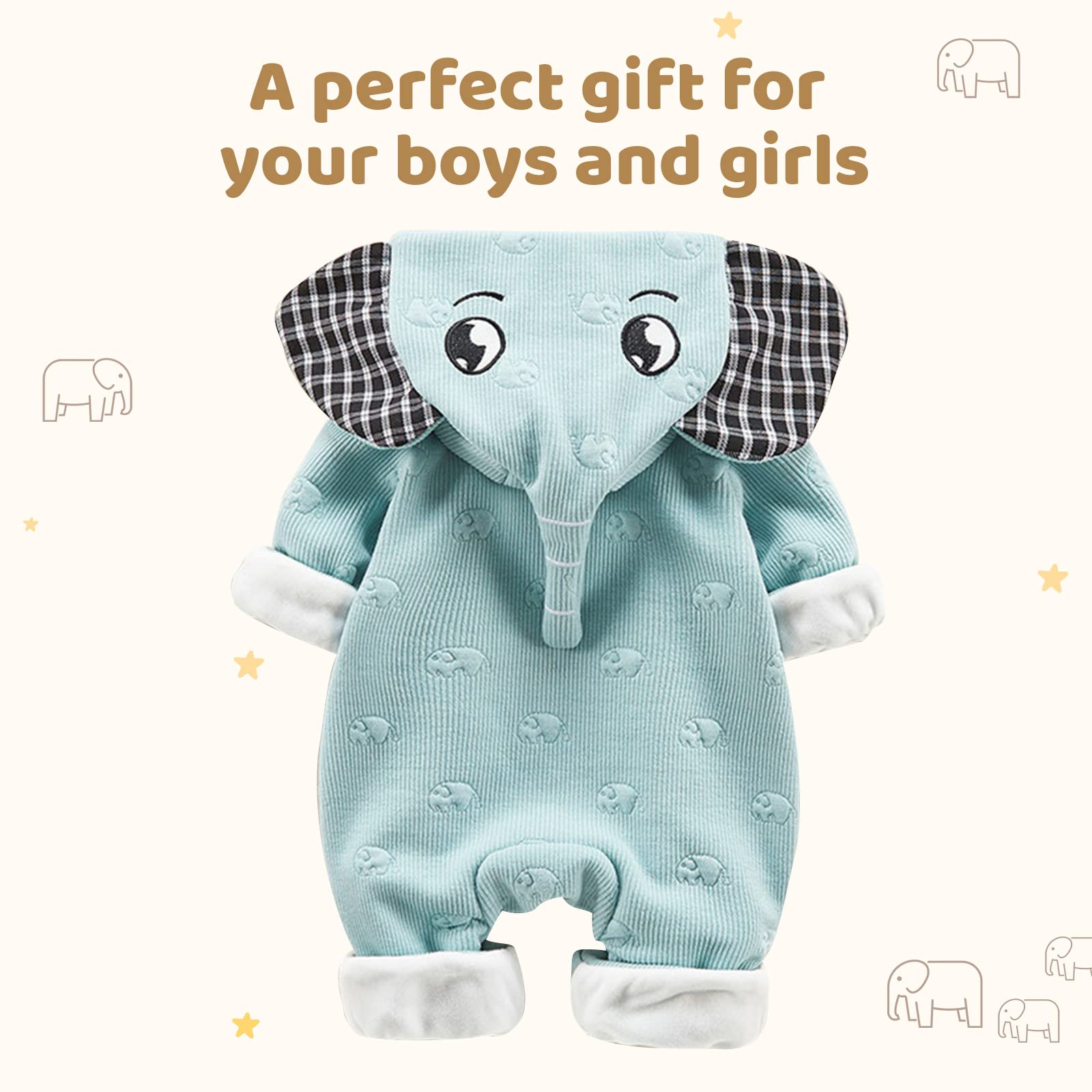 Combinaison Bebe Hiver Combinaison de Neige Manteau Polaire Dinosaures Combinaison Pilote Bebe Garcon Fille