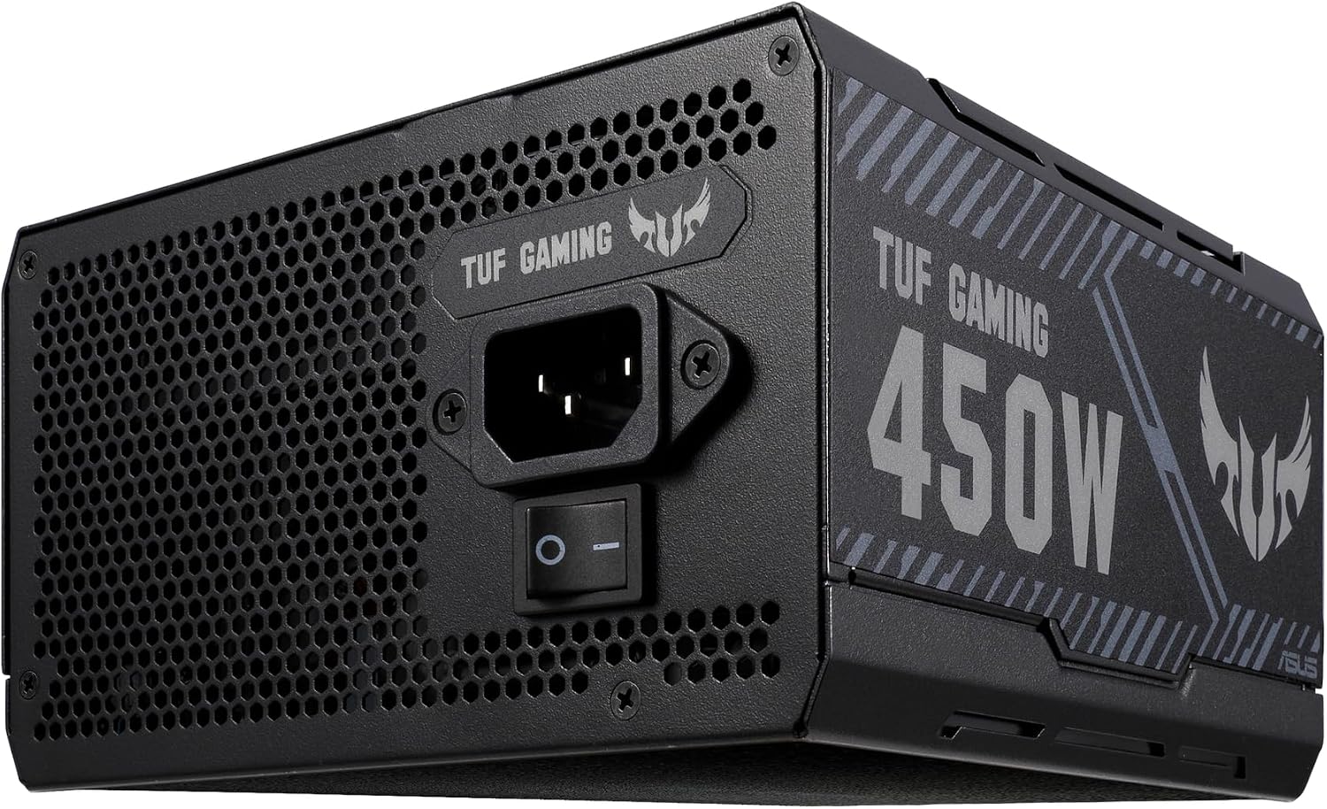 ASUS TUF-GAMING-450B – Fuente de alimentación 450W Bronze (80 Plus Bronze, Grado Militar, Doble rodamiento de Bolas, Revestimiento PCB, Axial-Tech, tecnología 0db, Cables apantallados) Negro 7