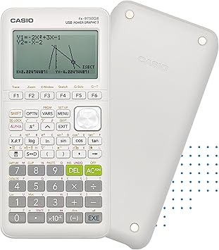 Casio fx-9750GIII Graphing Calculator | Natural Textbook Display | Python Programming | Ideal for Exams, STEM & Advanced Math | White
