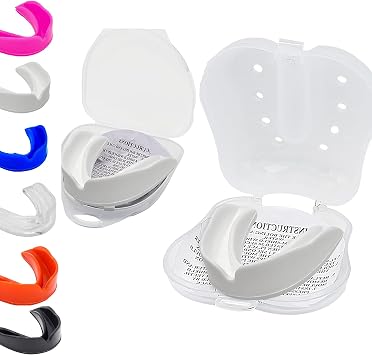 Gum Shield Boxing Adult Mouth Guard American Football Mouthguards Boxing Gumshield Rugby Martial Arts Judo Karate MMA Muay Thai Hockey Sport Mouthguard for Game Lacrosse 11 12 13 14 15 16 Girls Boys