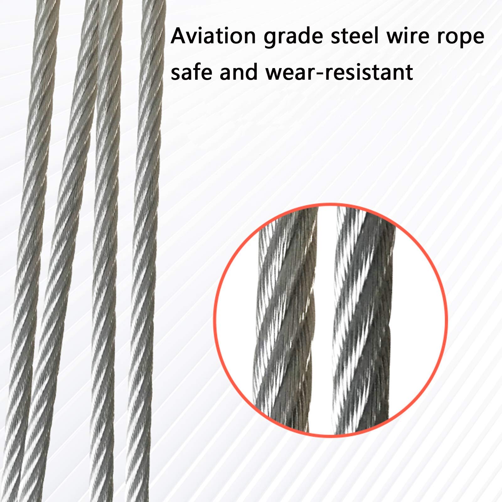 Samozwijająca się ochrona przed upadkiem, chowany sprzęt do smyczy, konstrukcja z podwójnym zamkiem / kabel stalowy/powłoka ze stopu aluminium, zapobiega przypadkowemu upadkowi, 3 m/5 m/7 m