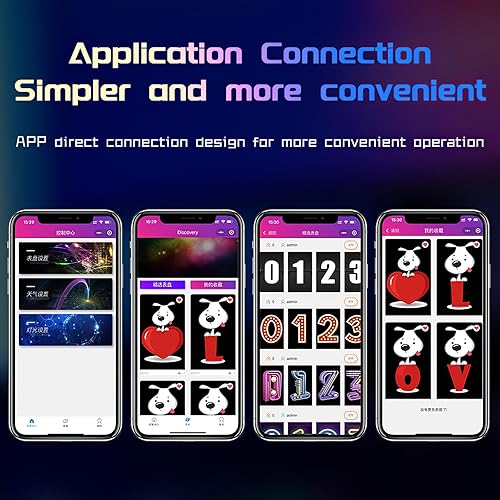 Vista 6 de Reloj de tubo Nixie Reloj de tubo de brillo IPS Pantalla a color Reloj digital DIY Analógico Digital Tube WiFi tiempo escritorio Reloj digital