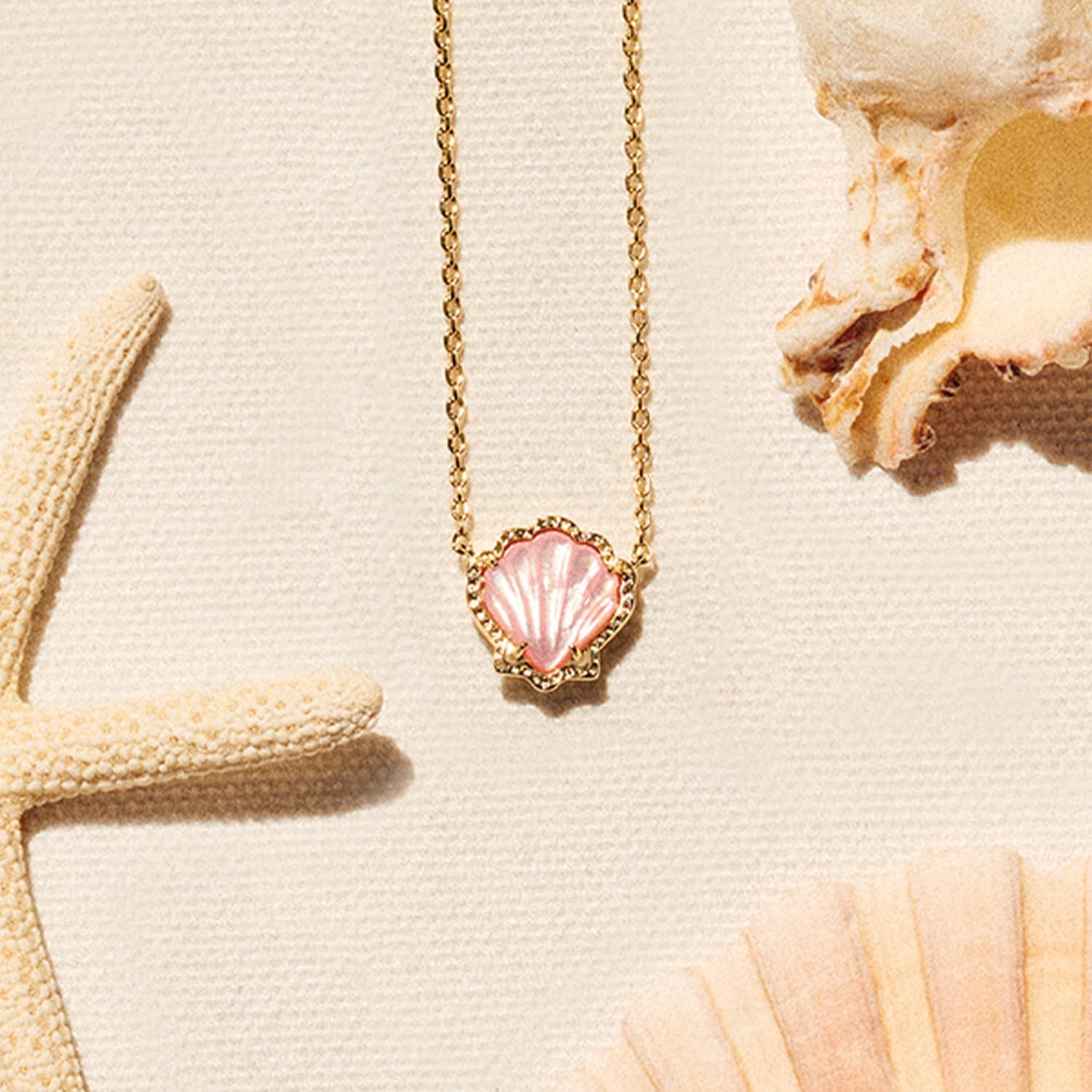 Kendra Scott Brynne Shell Short Pendant Necklace, Fashion Jewelry for Women - Image 3