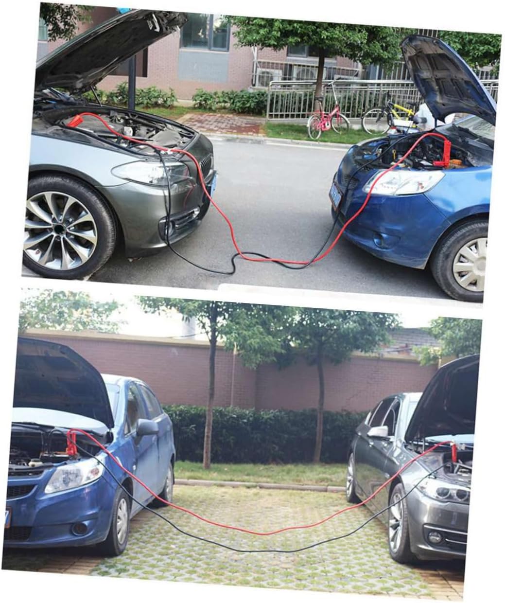 PRETYZOOM 6m Heavy Duty Jumper Cable Emergency Car Battery Power Wire Agm Battery Jump Starter Clamp Boost Cable