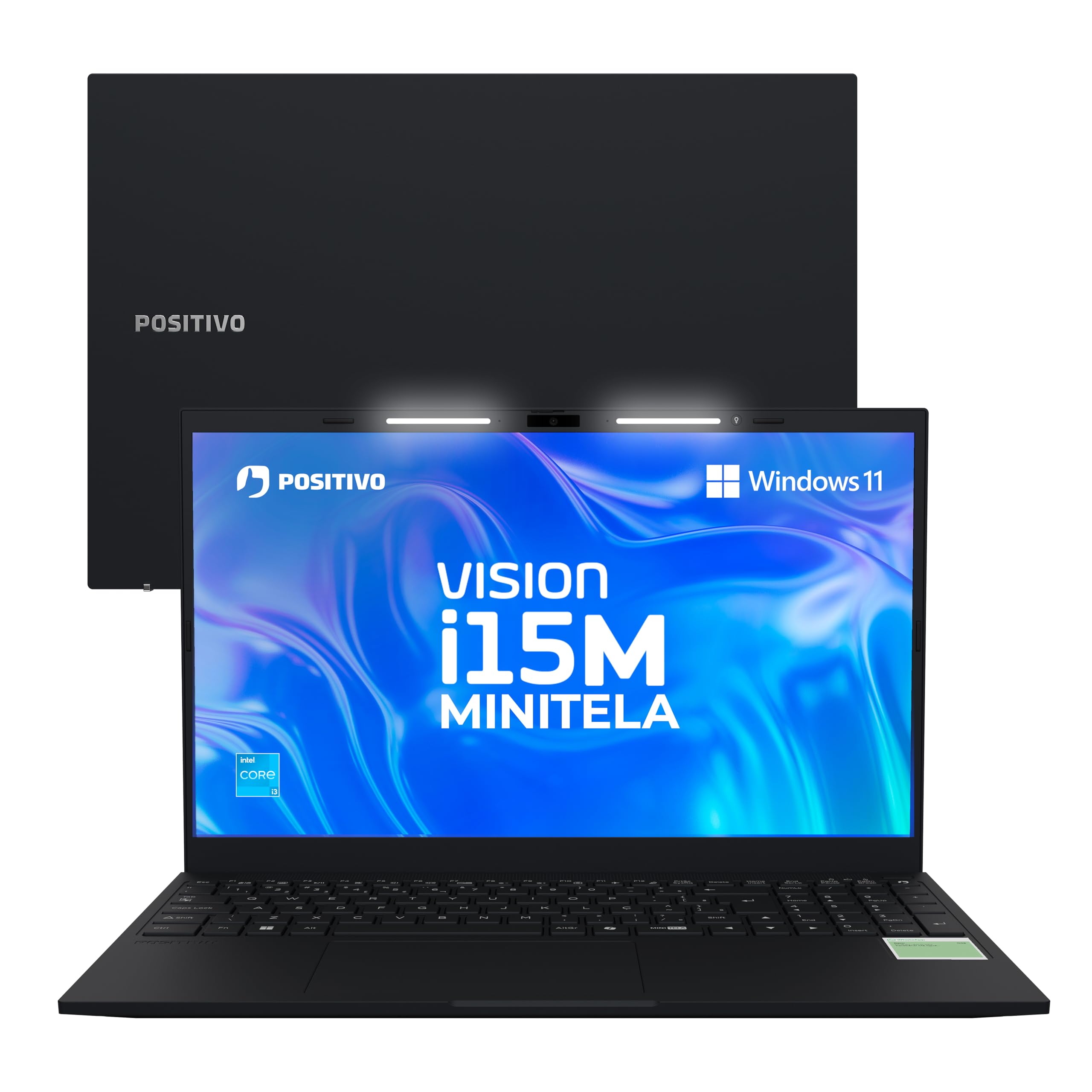 Notebook Positivo Vision i15M Intel Core i3 N300 8GB 256GB SSD Wi