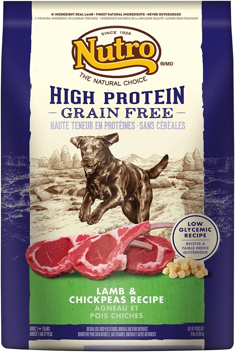 Nutro High Protein Grain Free Lamb And Chickpeas , 24 Lbs.