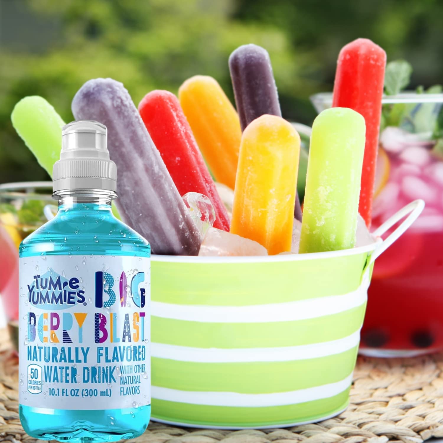 Tum-e Yummies Naturally Flavored Water Drink for Kids Bundled by Louisiana Pantry (Big Berry Blast, 24 Pack), 16.0 fluid_ounces, 10.1 Fl Oz