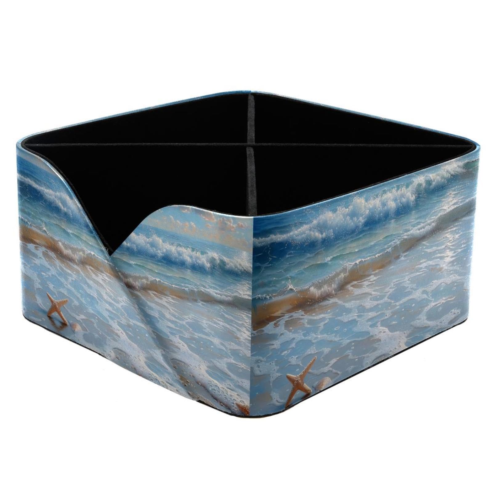 Coquillages et étoiles de mer porte-stylo tendance enfant fille organiseur de bureau