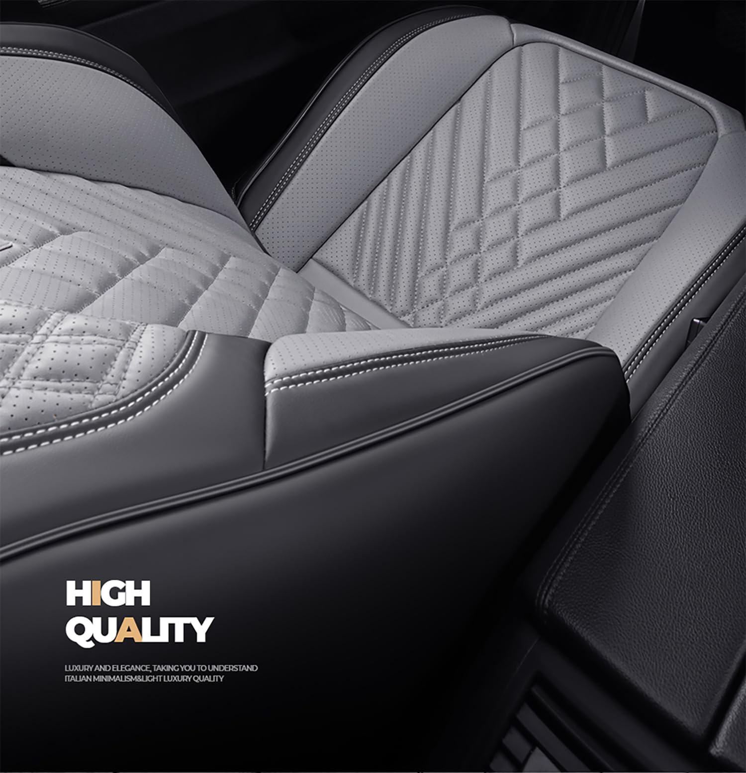 Autositzbezüge komplettes Set Universal in Stylish Design | Schonbezüge für Vordersitze und Rückbank | Auto Sitzbezüge Airbag Kompatibel | Premium Wasserdicht Sitzbezug, Schwarz Weinrot