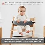 High Chair Straps, Universal Baby Safety Strap, Highchair Harness for Infant&Toddler's(Gray)