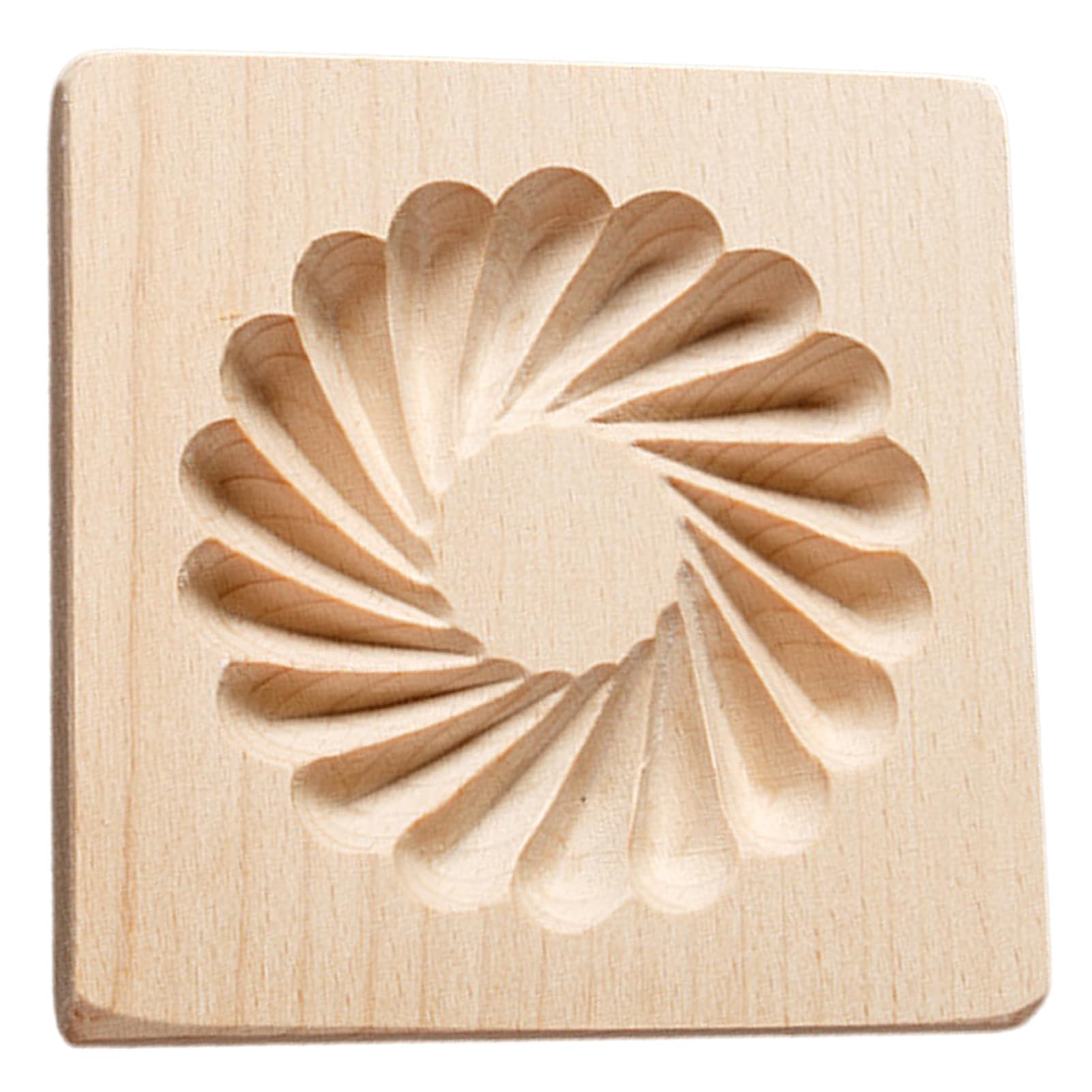 Cortadores de Galletas, Moldes de Madera for Galletas, Galletas, Herramienta de Cocina for Galletas, Textura Transparente 3D, Galletas de Madera DIY for Cocina casera
