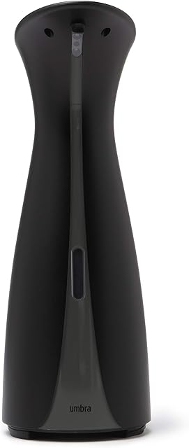 Umbra Otto Automatic Soap Dispenser Touchless, Also Works Sanitizer, Hands Free Pump for Kitchen or Bathroom, Black