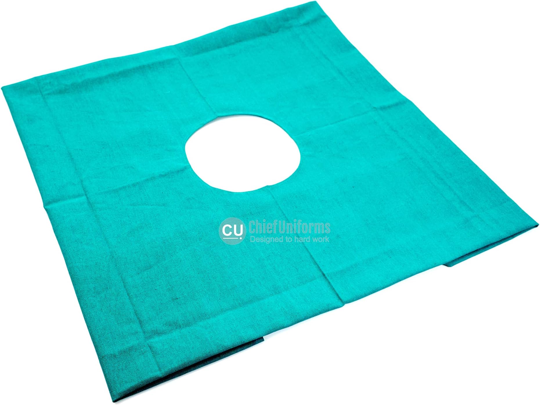 Reusable Cotton Surgical Drape Sheet with Hole (Size: 36Inch X 72Inch, Colour: Green)