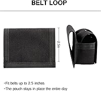 Vista 4 de Kosibate Funda para Speedloader, Fundas para Cargador de Nylon Compatible con Revólver S&W 38 357 44 45 Calibre, Estuche de Cargador Doble de 5 y 7