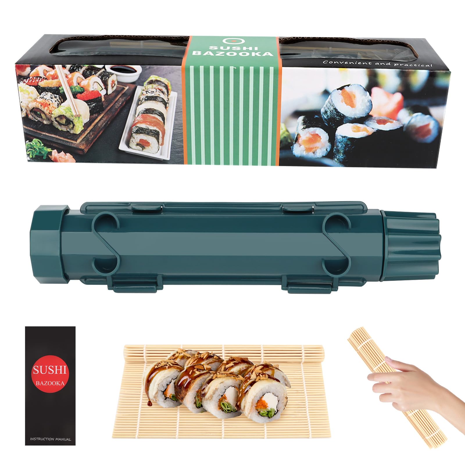 VMUTGASushi Maker Bazooka, Sushi Set to Make Yourself