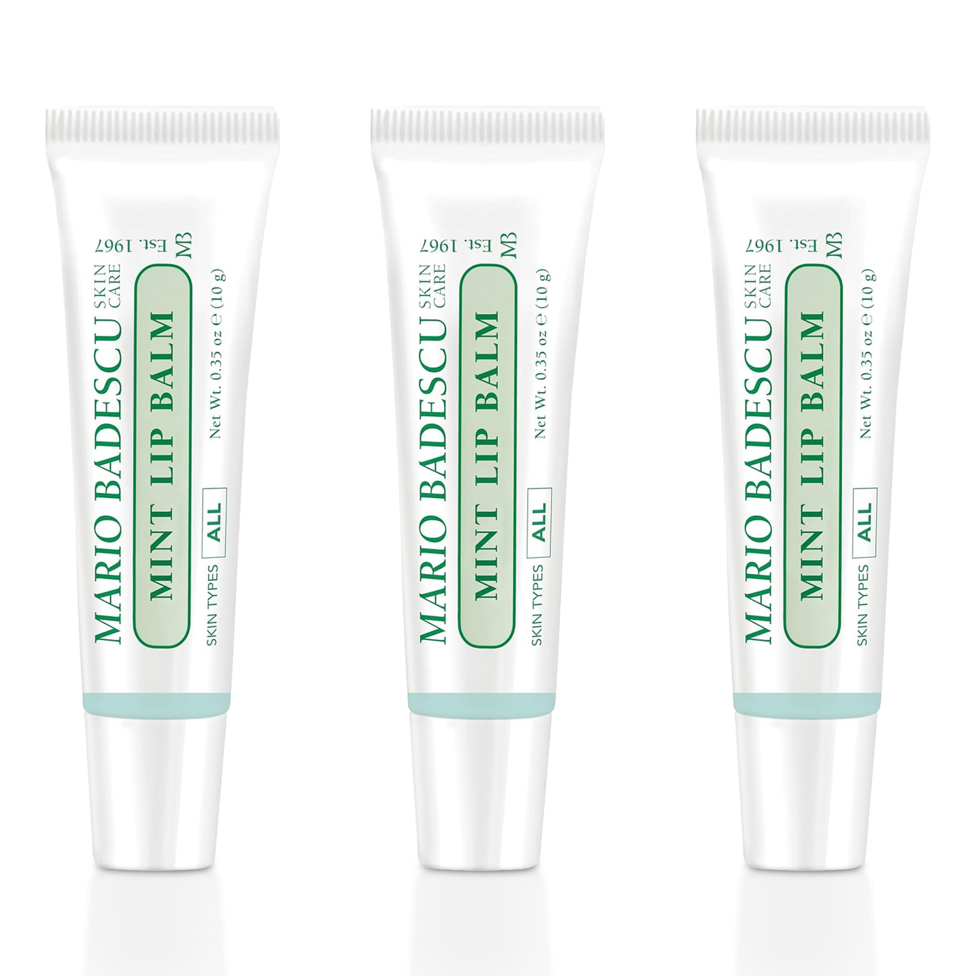 Mario Badescu Moisturizing Lip Balm for Dry Cracked Lips, Infused with Coconut Oil and Shea Butter, Ultra-Nourishing Lip Care Moisturizer for Soft, Smooth and Supple Lips