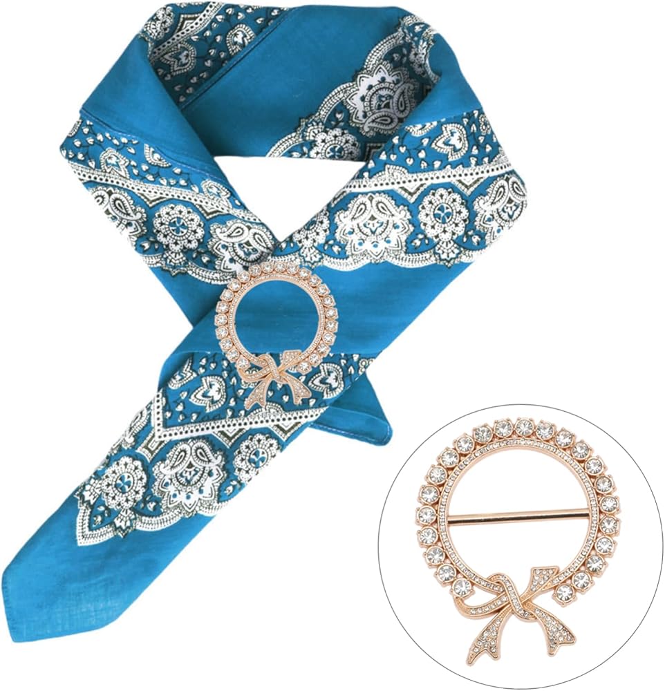 Clip De Anillo De Bufanda Floral De Pera, Clips De Camisa Para Mujer, Clips De Bufanda Para Bufandas De Seda, Anillos De Hebilla De Bufanda Para Mujer, Clip De Cárdigan, Anillos