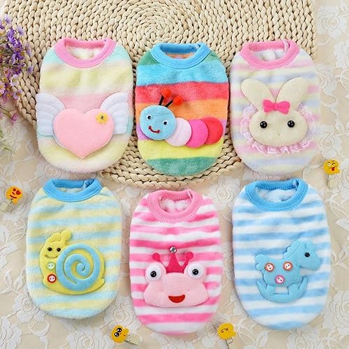 Miniatura 4 de Chaleco de forro polar cálido para perro, suéter para mascota, para otoño e invierno, suave y cálido, camisa chaleco para perros pequeños, gatitos,