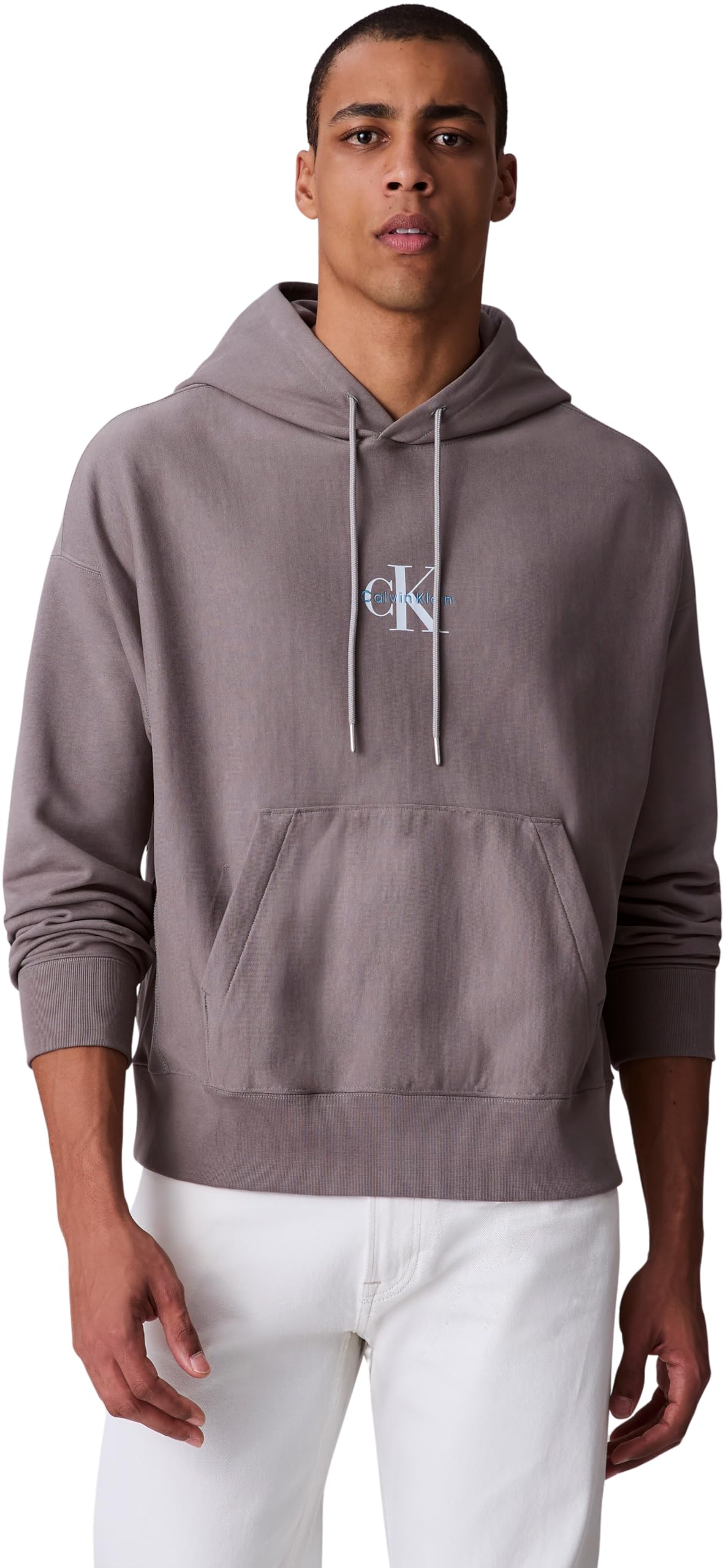 Calvin Klein Prmm Trry MCR Mnlg H Lv04rc281g Felpa Uomo (Pacco da 1)