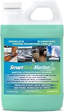 Dumond Smart Strip Marine Paint Remover, for Wood, Fiberglass, Metal & Aluminum Boats & More, Strip Up to 15 Layers of Polyurethane & Acrylic Top & Bottom, Works Inside & Out, 1/2 Gallon