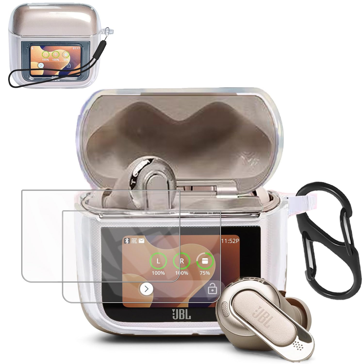 Amazon | For J BL TOUR PRO 3 ケース 透明 TPUカバー【HNWEIWEI