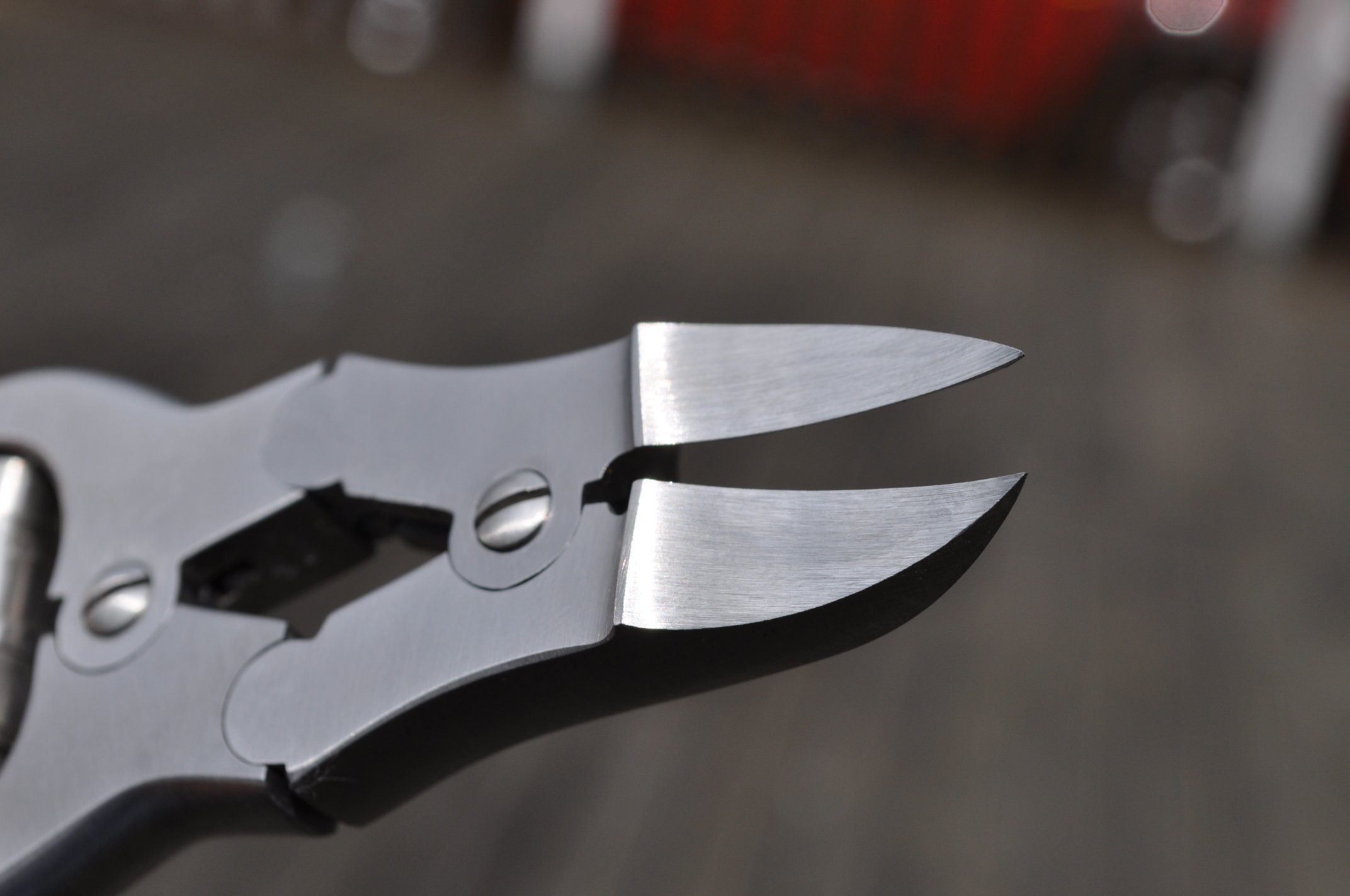 Pince à ongles professionnelle extra forte double engrenage ressort tampon Ei-51