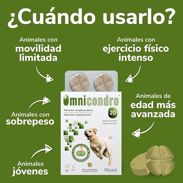 Foto 3 de 6 de Omnicondro 20 Hifarmax - Condroprotector para Perros y Gatos