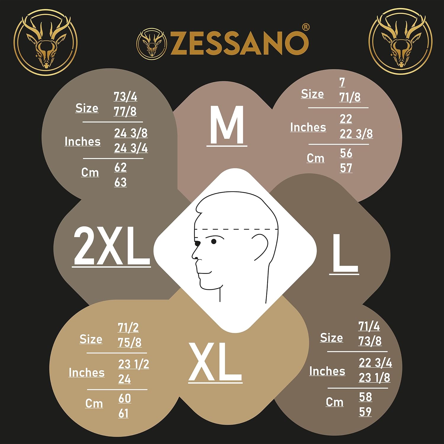 Zessano Leather Winter Fur Hat - Unisex Shearling 100% Leather Sheepskin Hats for Men Women - Image 4