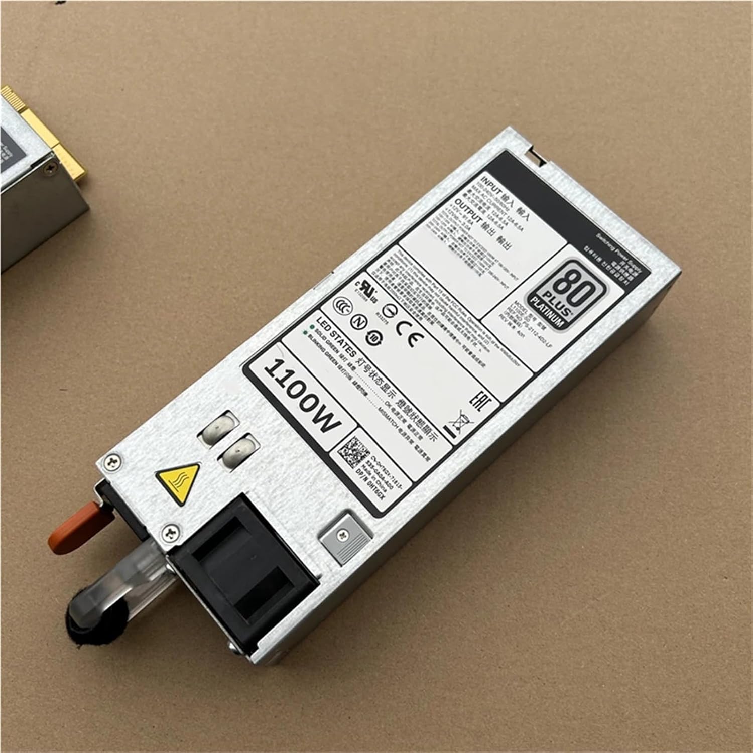 1100W Power Supply for R720 R920 E1100E-S0 L1100E-S0 0GDPF3 0HT6GX