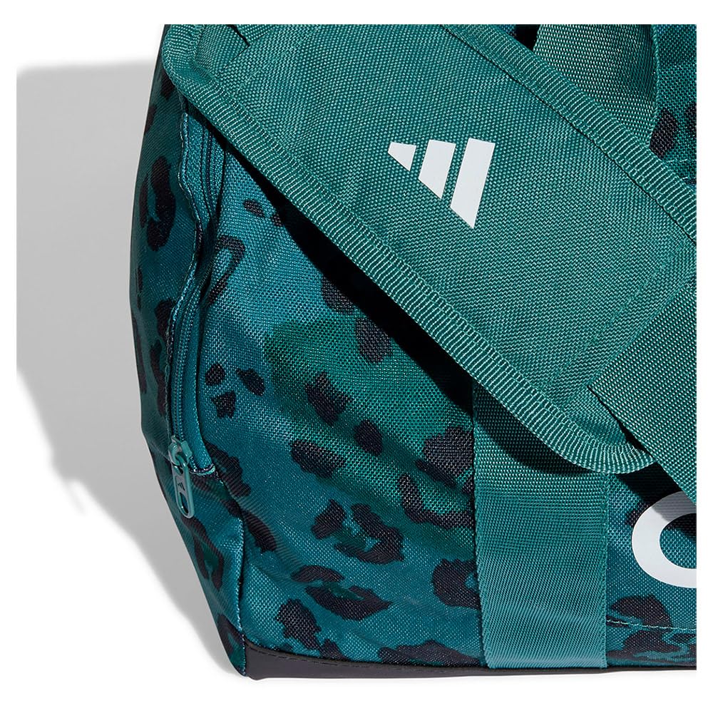 adidas Herren Damen Sporttasche Umhängetasche Linear Graphics Duffle S, Farbe:Grün, Artikel:-multicolor/white/preloved teal