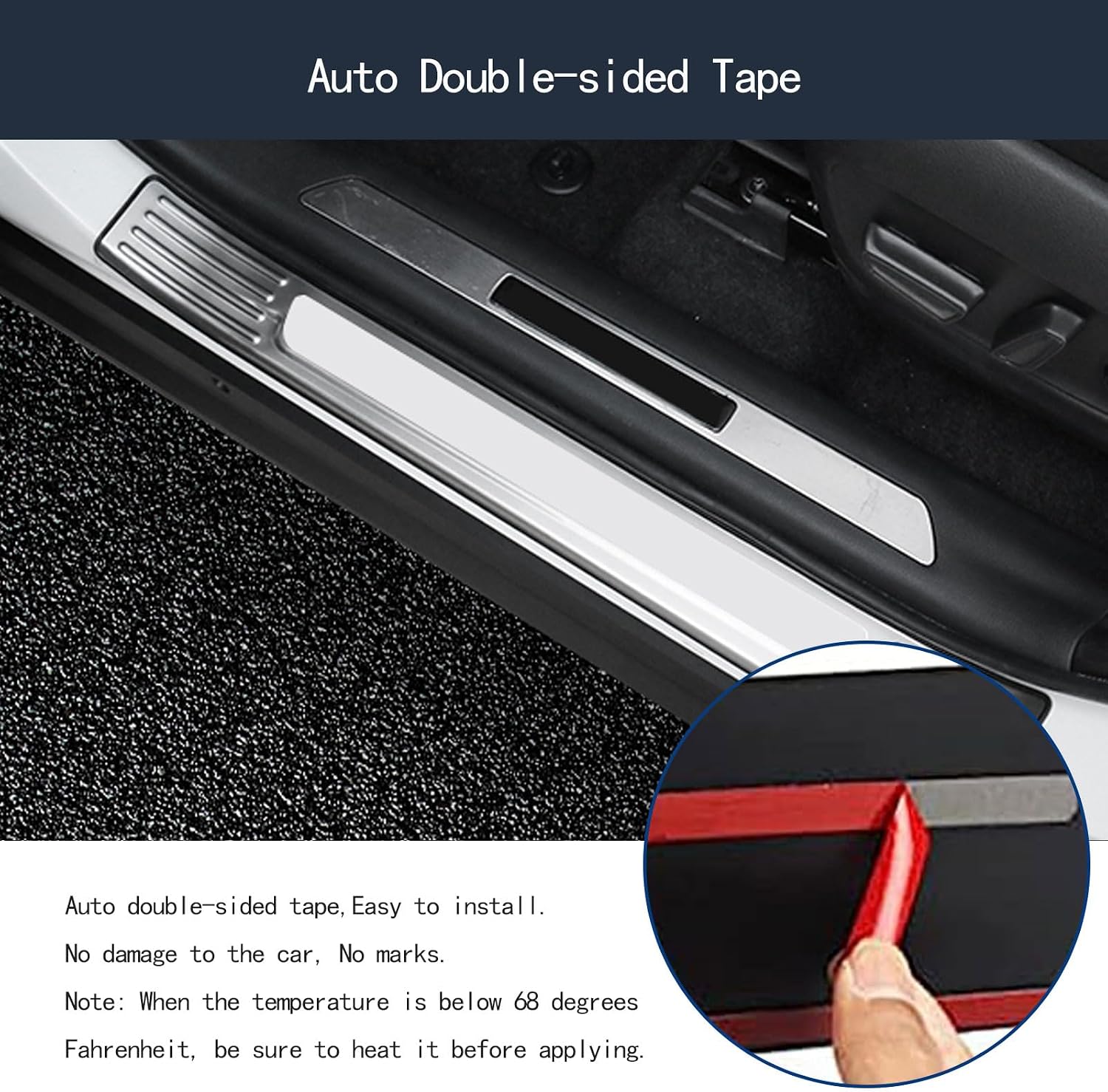 Entry Guards Cover Compatible with Toyota Venza 2021 2022 2023 Outside Door Sills Guard Sills Protector Trim Interior Car Accessories Stainless Steel 4PCS(Silver)