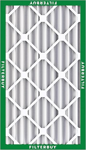 Miniatura 31 de Filterbuy 15x20x1 Air Filter MERV 8 Essential Dust & Allergy Defense (1-Pack), Electrostatic Pleated HVAC AC Furnace Filters Replacement, Made in