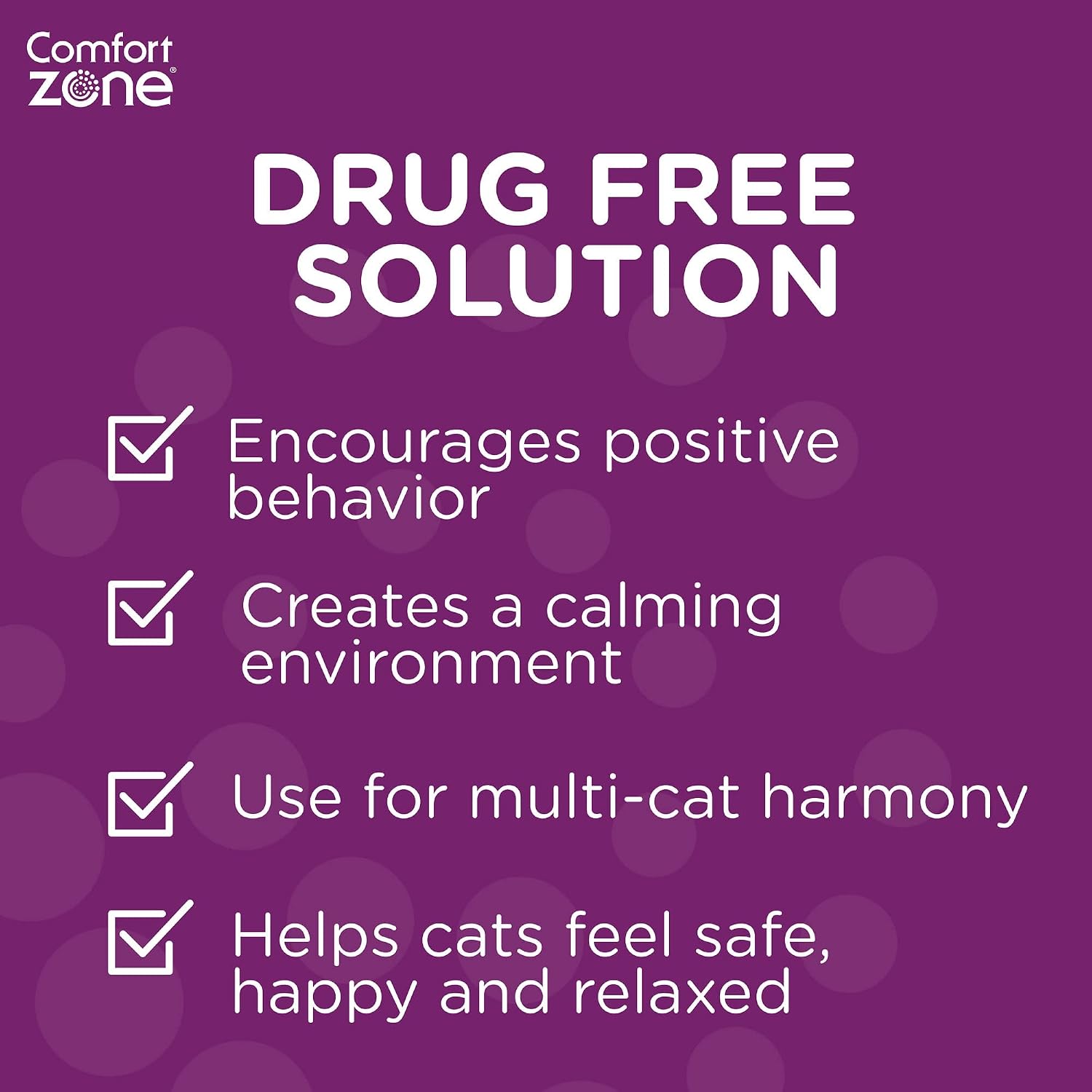 Comfort Zone Basic Multicat Refill for Cat Calming, 6 Pack