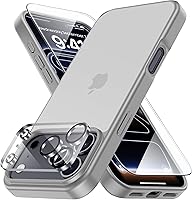 Vista 88 de 3 en 1 Funda Magnética Fuerte para iPhone Air, 1X Protector de Pantalla + 1X Protector de Lente de Cámara, Cubierta Protectora a Prueba de Golpes