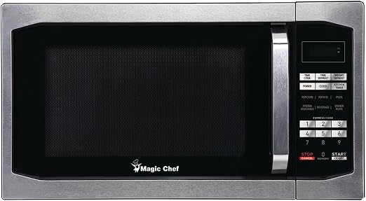Amazon.com: Magic Chef - MCM1611ST 1.6 pies cúbicos Encimera Microondas,  Acero Inoxidable : Hogar y Cocina