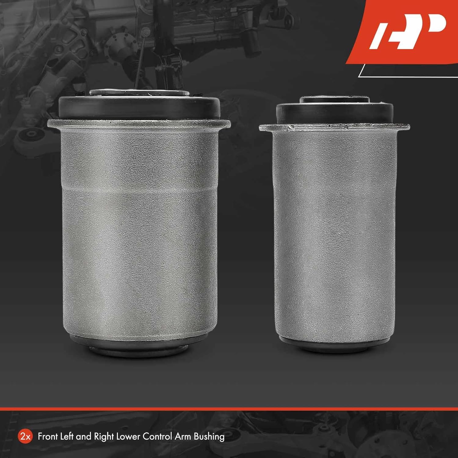 A-Premium 2 x Front Lower Control Arm Bushing Kit, Compatible with Ford F-150 1997-2003, F-150 Heritage 2004, F-250 1997-1998, Expedition 1997-2002 & Lincoln Navigator 1998-2002, RWD Only