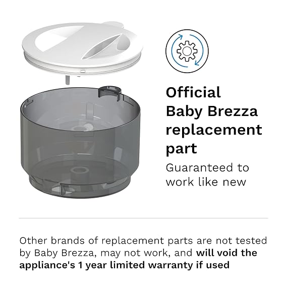 Baby Brezza Replacement Powder Container + Lid for Formula Pro Advanced