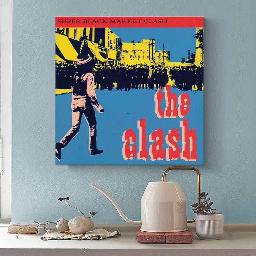 The Clash クラッシュ　ロンドンコーリングポスター 大判‼️ Amazon.co.jp: Pyramid America The Clash London Calling Music