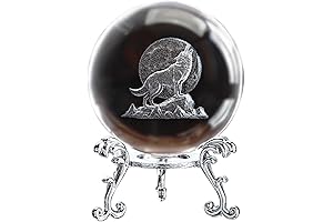 ZEERSHEE 3D Crystal Wolf Figurines: An Unparalleled Wolf Gift