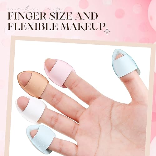 Miniatura 6 de 72 piezas de esponja de maquillaje suave para maquillaje, polvo facial, ajuste debajo de los ojos, corrector, crema reparadora, herramienta