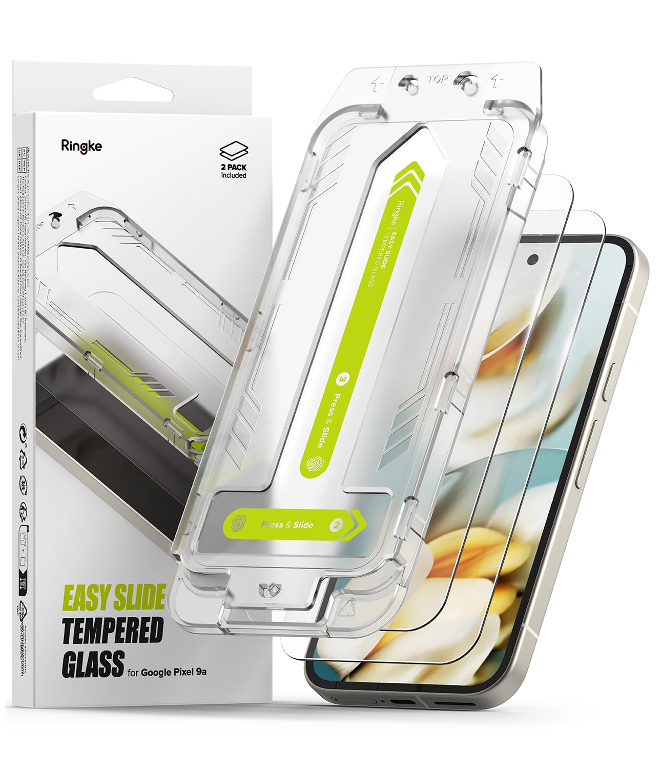 Protecteurs Verre Trempé Pour Caméra Google Pixel 10 (2 Pack) - Dureté 10H - Anti-rayures, Transparent, Sans Interférence Flash