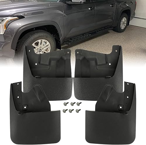 D-Lumina Solapas de barro compatibles con Toyota Tundra 2022 2023 con kits de herramientas, protectores de salpicaduras resistentes para todo tipo