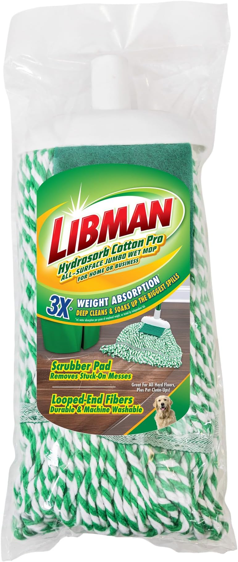 Libman 130 Jumbo Cotton Wet Mop Refill