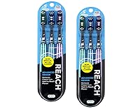 Vista 1 de Reach Advanced Design - Cepillos de dientes suaves, los colores pueden variar, 3 unidades (paquete de 2) total de 6 cepillos de dientes