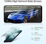 Téléphones cellulaires non verrouillés Canada, UMIDIGI G100 Téléphone intelligent, 16 (8+8)+256GB, Android 14, 6.9" 120Hz Affichage, 6000mAh Batterie, NFC, 4G Double SIM, Téléphone portable
